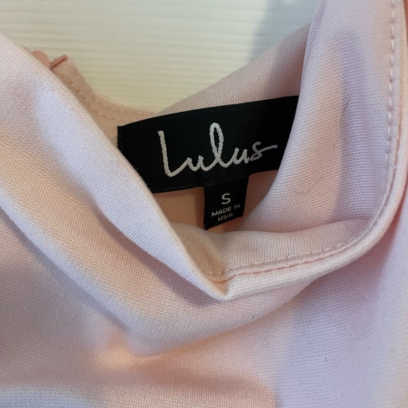 Lulu’s Blush Pink Bodycon Dress - Picture 2 of 2